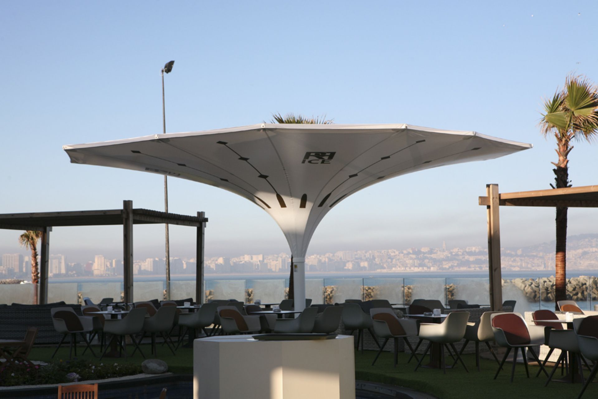 Opened parasol Estoril